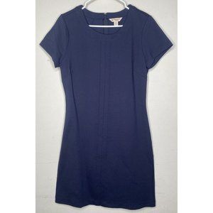 Brooks Brothers Red Fleece Dress Women’s Size Medium Navy Blue Ponte Stretchy